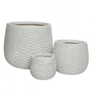Bloempot | Decoris | Ø 42.5 cm | 3 stuks, Tuin en Terras, Bloempotten, Verzenden, Nieuw