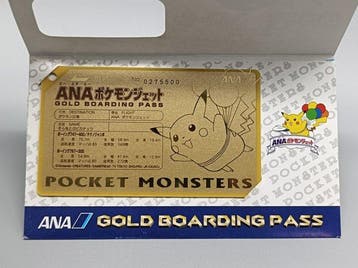 Pokémon Card - Pikachu 1998 ANA Pokémon Jet Original Gold, Nieuw