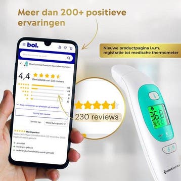 2dekans | Oorthermometer – Koortsthermometer Baby &, Ophalen of Verzenden, Zo goed als nieuw