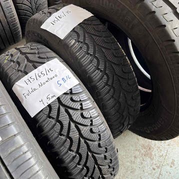 2 x Fulda Kristall Montero 175-65-15 Winterbanden 7,5mm, Auto-onderdelen, Gebruikt, 15 inch, 175 mm, Band(en)