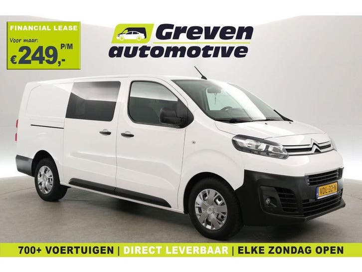 Citroën Jumpy 2.0 BlueHDI L3H1 | Airco | Cruise |, Auto's, Bestelauto's, Handgeschakeld, Diesel, Wit, Citroën