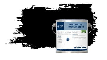 Wixx PRO PU Houtlak Gloss RAL 9005 | Gitzwart 2.5L, Verzenden, Zwart, Nieuw, Lak