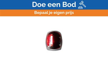 Bieden: SCI LED silver starboard navigation light black coa, Ophalen of Verzenden, Nieuw, Elektra en Verlichting, Zeilboot of Motorboot