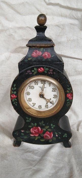 Klok - Hout - 1950-1960 - Tafelklok, Antiek en Kunst