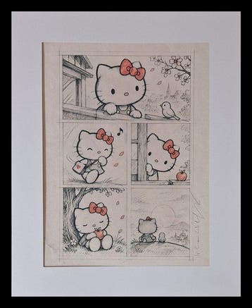 Emma Wildfang - Hello Kitty - Series -ICONIC PANELS, Nieuw