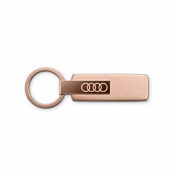Audi sleutelhanger RVS rosé, Ophalen of Verzenden, Nieuw