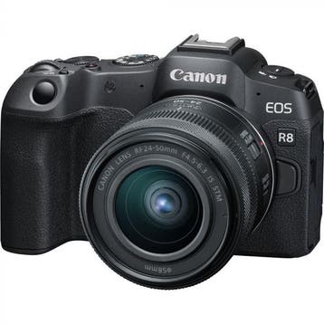 Canon EOS R8 + RF 24-50mm f/4.5-6.3 IS STM, Verzenden