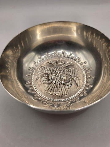 Kom - .830 zilver - 830 Bizantijnse Arend