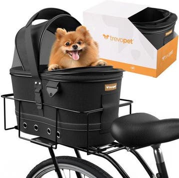 2dekans | Trevopet® Hondenfietsmand Achterop - 2-in-1, Ophalen of Verzenden, Zo goed als nieuw, TrevoPet