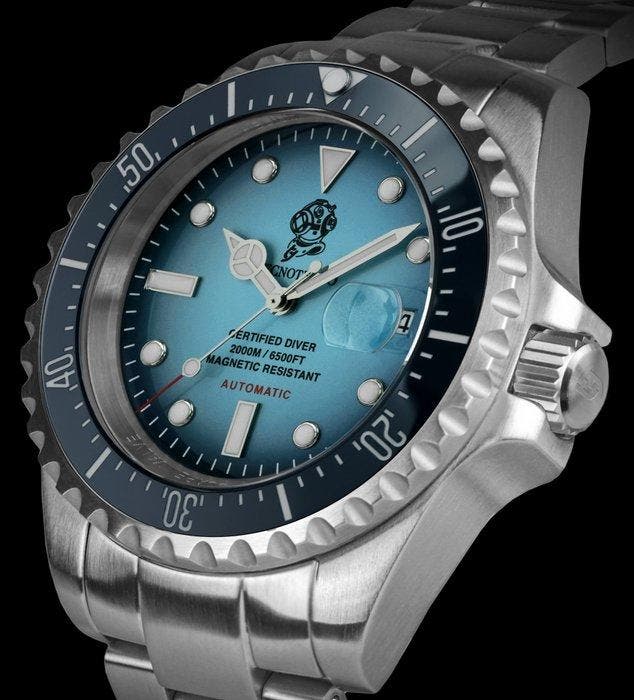 Tecnotempo - Automatic Diver 2000M Diving Helmet - Limited, Sieraden, Tassen en Uiterlijk, Horloges | Heren