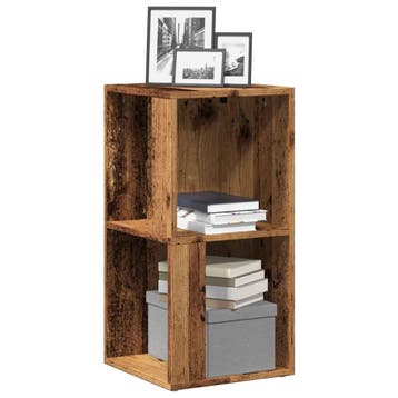 vidaXL Hoekkast 33x33x67 cm bewerkt hout oud houtkleurig, Huis en Inrichting, Kasten | Overige, Verzenden, Nieuw