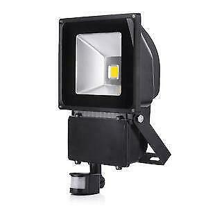 LED Bouwlamp Puur Wit - 100 Watt  - Sensor, Ophalen of Verzenden, Nieuw, 50 tot 200 watt, Lamp met armatuur