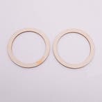 10 x Houten platte ringen onbewerkt 73,5 x 2,5mm, binnen..., Ophalen of Verzenden, Nieuw, Overige typen