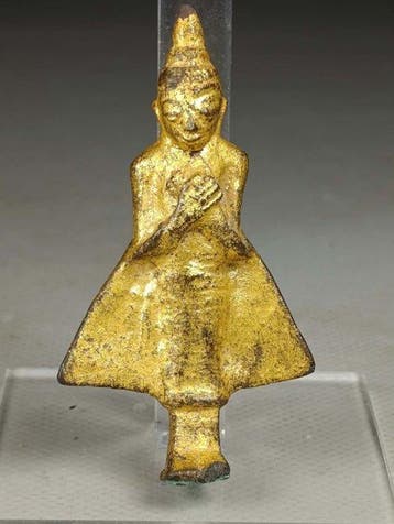 Art Asiatique / Bouddhisme] Statuette de Bouddha debout en