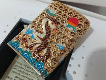 Zippo - Zippo – Year of the Snake 2025 – Filigree Gold –, Nieuw