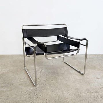 Knoll - Marcel Breuer - Fauteuil - WASSILY - Metaal, zwart