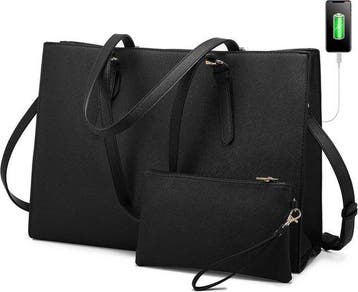 Elegante Tweedelige Dames Handtassen set met een laptop vak, Verzenden, Nieuw