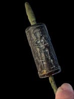 Mesopotamisch hematiet Rolzegel - Akkadische periode