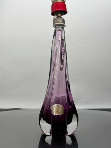 Val Saint Lambert - René Delvenne - Tafellamp - Kristal -