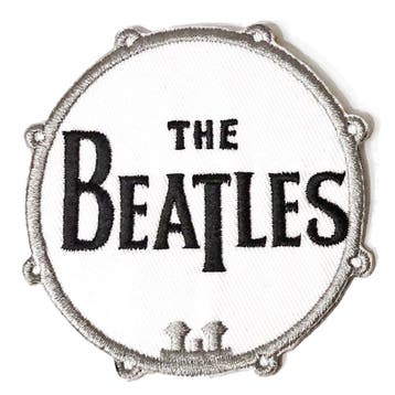 The Beatles - Drum Logo - patch officiële merchandise, Ophalen of Verzenden, Nieuw, Kleding