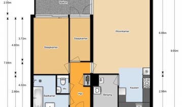 Te Huur 3 Kamer Appartement Oude Hilvarenbeekseweg In Tilbur, Tilburg, Noord-Brabant, Direct bij eigenaar, Appartement