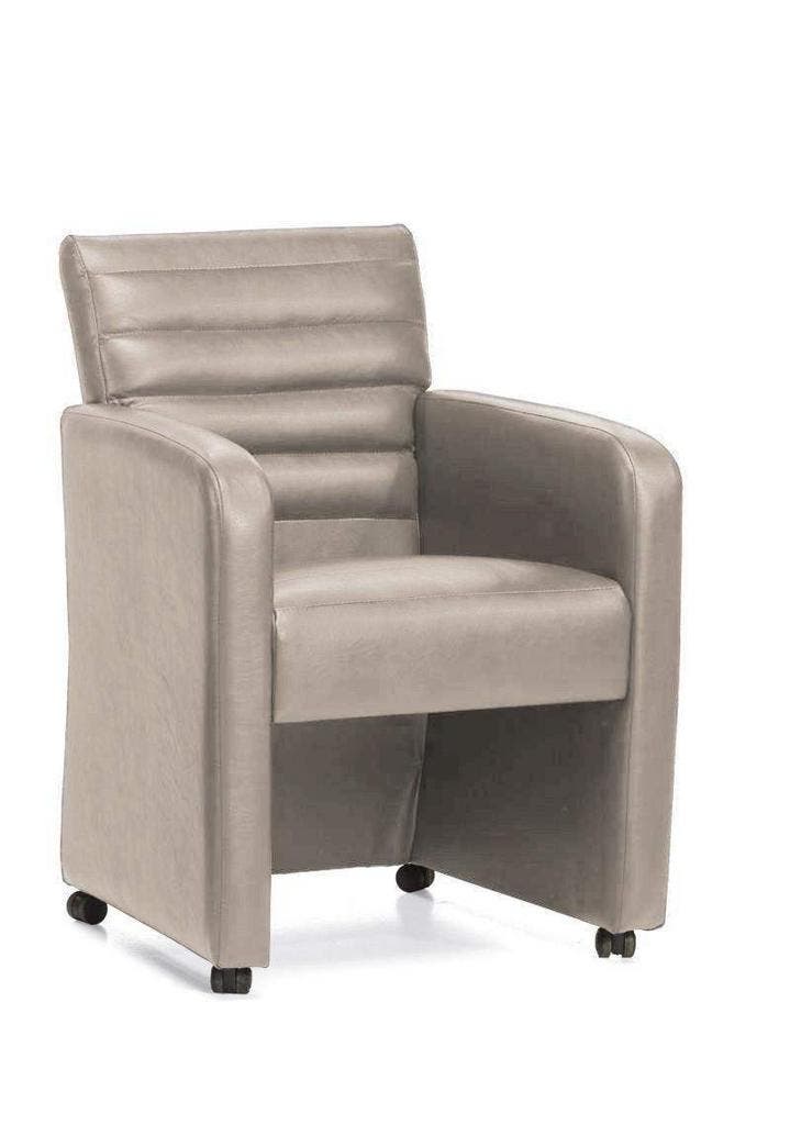 Eetkamerstoel Garda - eetkamerstoelen - Beige, Huis en Inrichting, Stoelen, Nieuw, Stof