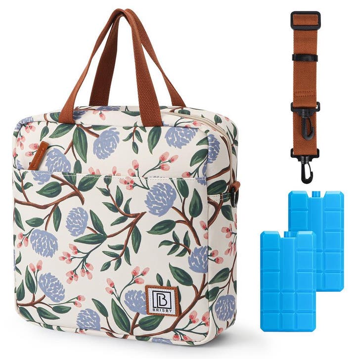 Brisby 4 Laags Geïsoleerde Koeltas - Lunchtas 7 liter - Blo, Caravans en Kamperen, Koelboxen, Koeltas, Nieuw, Koelelement, Ophalen of Verzenden