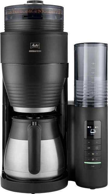 Koffiezetapparaat met Molen - Tweedekansje | OP=OP, Afneembaar waterreservoir, Gebruikt, Koffiemachine, Gemalen koffie