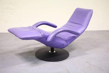 Jori - Lounge stoel - Yoga mono-beweging medi - Leder,