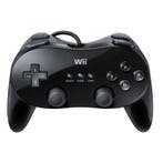 Nintendo Wii Classic Pro Controller - Zwart, Spelcomputers en Games, Verzenden, Zo goed als nieuw