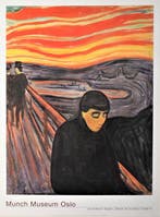 Edward Munch - DESPAIR - Original vintage poster - year