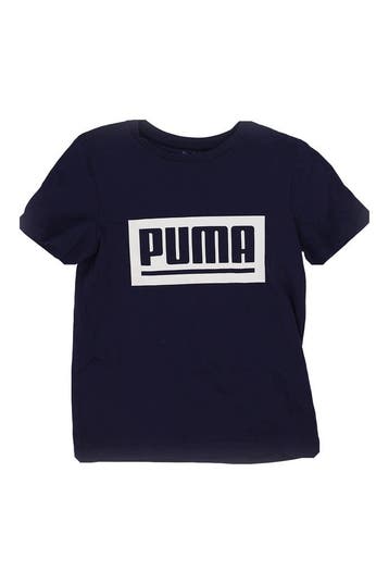 Puma T-shirt Jongens in maat 128 Blauw, Verzenden, Nieuw, Puma, Jongen of Meisje