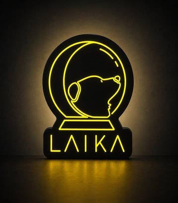 Tafellamp - Buikspieren - Laika-tribuut