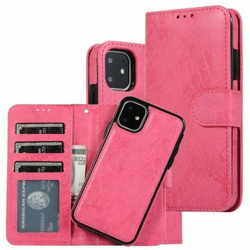 iPhone 15 Uitneembaar Magnetisch Bookcase Hoesje, Ophalen of Verzenden, Nieuw