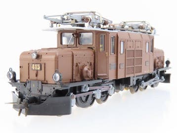 Bemo H0m - 1255 135 - Elektrische locomotief (1) - Ge 6/6, Nieuw