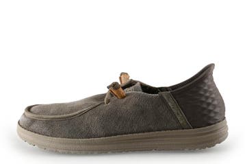 Skechers Instappers in maat 42 Grijs, Kleding | Heren, Overige kleuren, Verzenden, Overige typen, Zo goed als nieuw