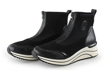 Remonte Sneakers in maat 38 Zwart, Verzenden, Zwart, Remonte, Sneakers of Gympen