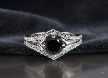 Zonder minimumprijs - Ring Zilver - 1.80ct. tw. Diamant, Nieuw