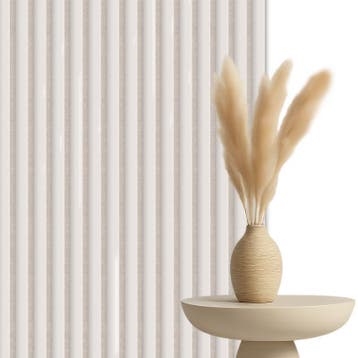 Suede Wandpanelen Akoestische Wandpanelen 280x60 Lattenwand, Beige, Hout, Nieuw, Ophalen of Verzenden