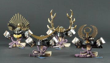 Kabuto (4) - Miniatuur Samurai Kabuto-helm – Tokugawa