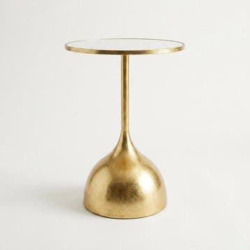 Salontafel - Staal - Gold Mirror Top