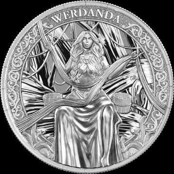 Germania. 5 Mark 2026 Norns-Werdanda 1 Oz (.999)
