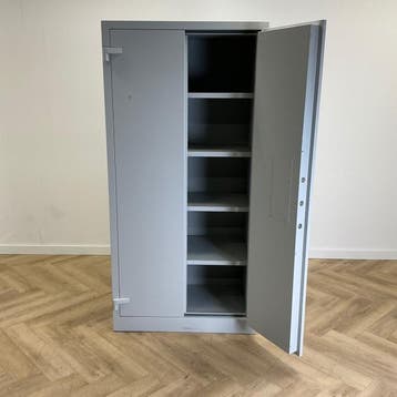 brandwerende kluis / kast 4 legborden + sleutel  196x95x55, Ophalen of Verzenden, Gebruikt