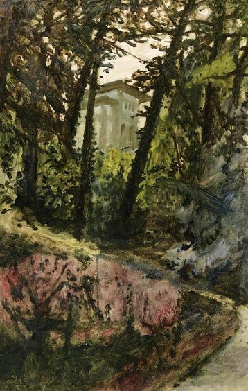 Alexander Müllegg (1904-1982) - Bern: Die Villa im, Antiek en Kunst, Kunst | Schilderijen | Klassiek
