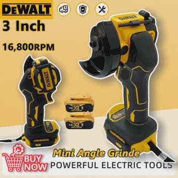DEWALT 3-Inch Accu Haakse Slijper - Krachtige Snoerloze Meta, Verzenden, Nieuw