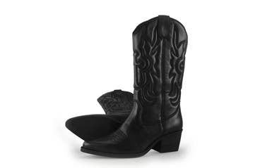 Manfield Cowboy laarzen in maat 37 Zwart, Verzenden, Zwart, Zo goed als nieuw, Manfield