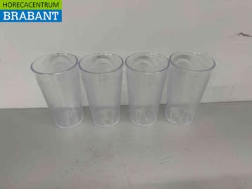BBP Polycarbonaat onbreekbare glazen bekers beker 371 ml 72, Ophalen of Verzenden, Nieuw in verpakking