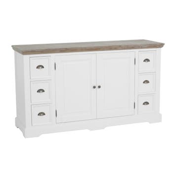 *WOONWINKEL* Tower Living Fleur Landelijk Dressoir Wit 160 C, Verzenden, Nieuw