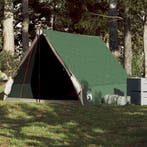 vidaXL Tent A-frame 2-persoons waterdicht groen, Caravans en Kamperen, Verzenden, Nieuw, Tot en met 2