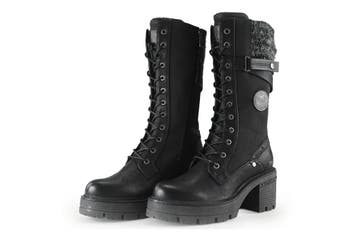 Mustang Snowboots in maat 37 Zwart, Kleding | Dames, Schoenen, Verzenden, Zwart, Snowboots, Zo goed als nieuw